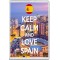 Keep Calm and Love Spain - Jumbo Fridge Magnet