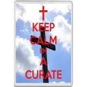 Keep Calm I'm a Curate - Jumbo Fridge Magnet
