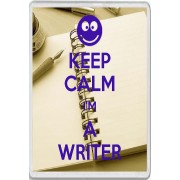 Keep Calm I'm a Writer - Jumbo Fridge Magnet