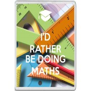 I'd Rather be doing Maths - Jumbo Fridge Magnet