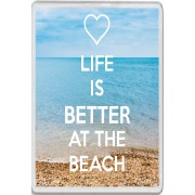 Life is Better at the Beach - Jumbo Fridge Magnet