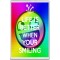 Life is Better When Your Smiling - Jumbo Fridge Magnet