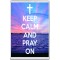 Keep Calm and Pray On - Jumbo Fridge Magnet
