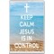 Keep Calm Jesus is in Control - Jumbo Fridge Magnet