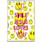 Smile Jesus Loves You - Jumbo Fridge Magnet