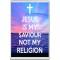 Jesus is My Saviour Not My Religion - Jumbo Fridge Magnet
