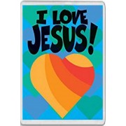 I Love Jesus! - Jumbo Fridge Magnet