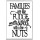 Families are Like Fudge Mostly Sweet with a few Nuts - Jumbo Fridge Magnet