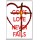 God's Love Never Fails - Jumbo Fridge Magnet