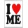 I Love (heart) Me - Jumbo Fridge Magnet