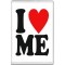 I Love (heart) Me - Jumbo Fridge Magnet