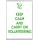 Keep Calm and Carry on Volunteering - Jumbo Fridge Magnet