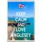 Keep Calm and Love Anglesey - Jumbo Fridge Magnet