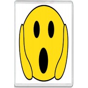 Scream Smiley - Jumbo Fridge Magnet