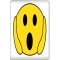 Scream Smiley - Jumbo Fridge Magnet