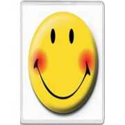 Blushing Smiley - Jumbo Fridge Magnet