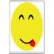 Tongue Out Smiley - Jumbo Fridge Magnet
