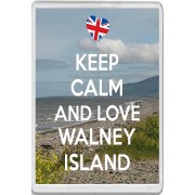Keep Calm and Love Walney Island - Jumbo Fridge Magnet