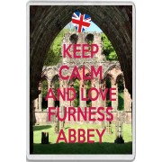 Keep Calm and Love Furness Abbey - Jumbo Fridge Magnet