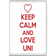Keep Calm and Love Uni - Jumbo Fridge Magnet