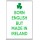 Born English but Made in Ireland - Jumbo Fridge Magnet