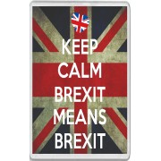 Keep Calm Brexit Means Brexit - Jumbo Fridge Magnet
