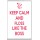 Keep Calm and Floss Like the Boss - Jumbo Fridge Magnet