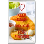Keep Calm and Love Fish Fingers - Jumbo Fridge Magnet