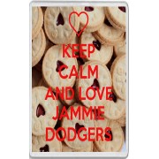 Keep Calm and Love Jammie Dodgers - Jumbo Fridge Magnet