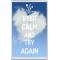 Keep Calm and Try Again - Jumbo Fridge Magnet