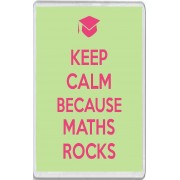 Keep Calm because Maths Rocks - Jumbo Fridge Magnet