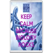 Keep Calm because Biology Rocks - Jumbo Fridge Magnet