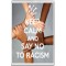 Keep Calm and Say No to Racism - Jumbo Fridge Magnet