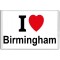 I Love (heart) Birmingham - Jumbo Fridge Magnet