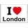 I Love (heart) London - Jumbo Fridge Magnet