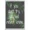If you don't try, you will never know. - Jumbo Fridge Magnet