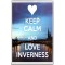 Keep Calm and Love Inverness - Jumbo Fridge Magnet