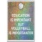 Education is Important but Volleyball is Importanter - Jumbo Fridge Magnet