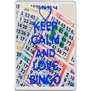 Keep Calm and Love Bingo - Jumbo Fridge Magnet