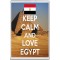 Keep Calm and Love Egypt - Jumbo Fridge Magnet