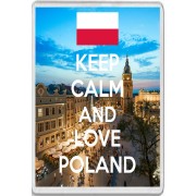 Keep Calm and Love Poland - Jumbo Fridge Magnet