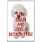 Keep Calm and Love a Bichon Frise - Jumbo Fridge Magnet
