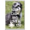 Keep Calm and Love a Shih Tzu - Jumbo Fridge Magnet
