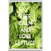 Keep Calm and Love Lettuce - Jumbo Fridge Magnet