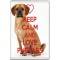 Keep Calm and Love Puggles - Jumbo Fridge Magnet