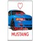 Keep Calm and Drive a Mustang - Jumbo Fridge Magnet