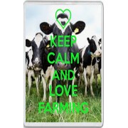 Keep Calm and Love Farming - Jumbo Fridge Magnet
