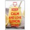 Keep Calm and Love Lemon Curd - Jumbo Fridge Magnet