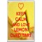 Keep Calm and Love Lemon Curd Tart - Jumbo Fridge Magnet