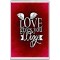 Love gives you Wings - Jumbo Fridge Magnet